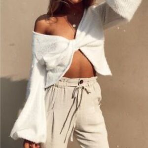 princess polly white sweater top